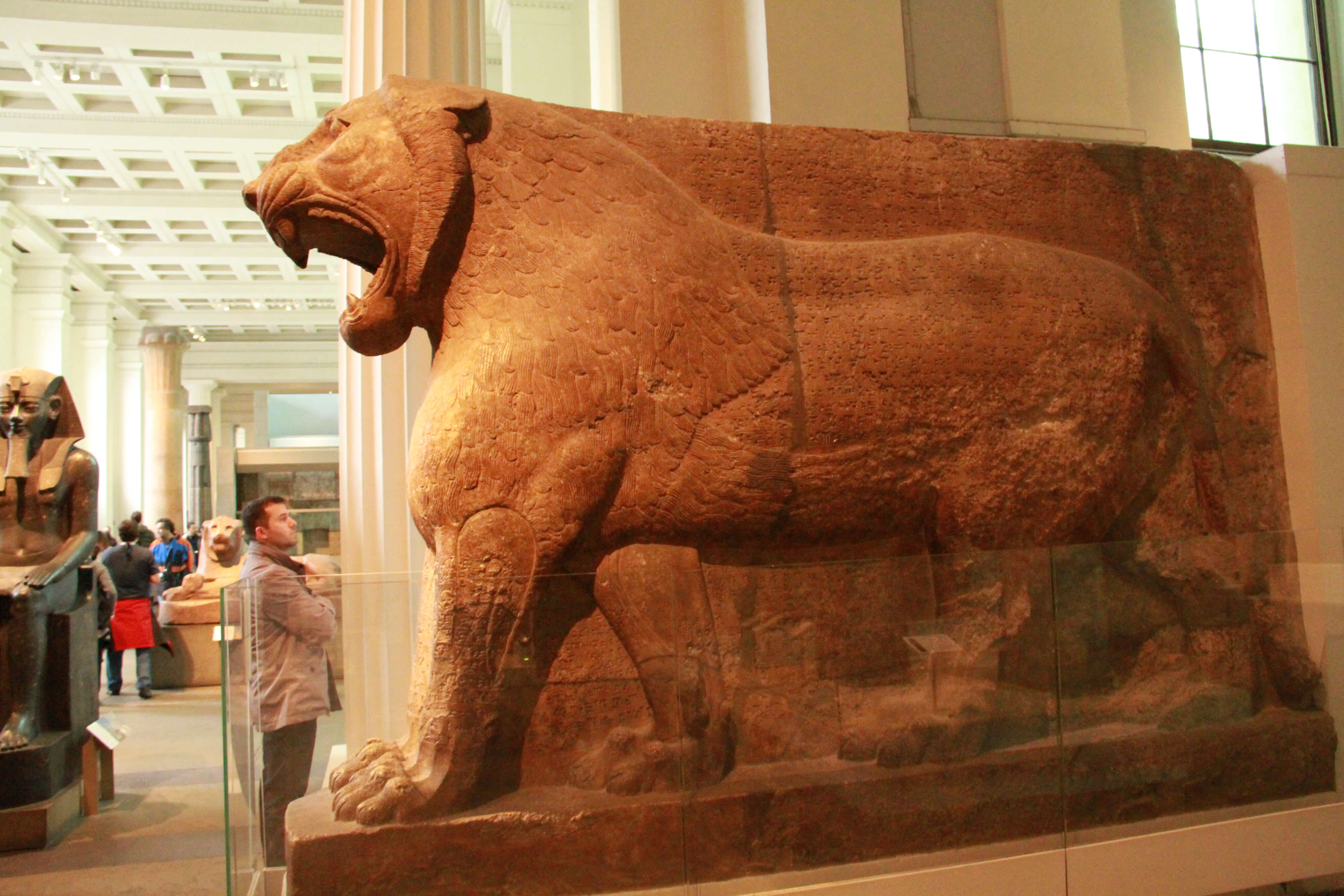  Lion guarding the entrance to the temple of Ishtar, Sharrat-niphi